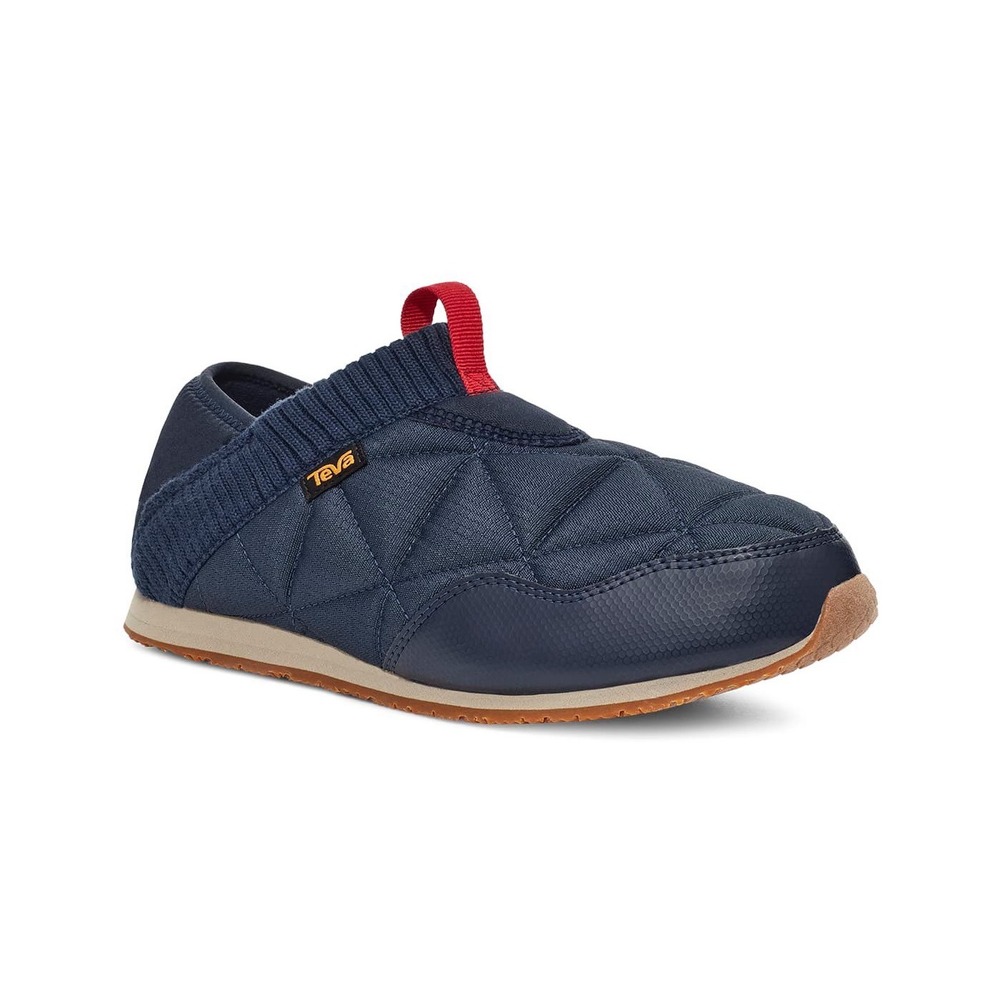 Teva ReEmber Moc Total Eclipse Navy Blue Quilted Slip On Shoes Mens 12